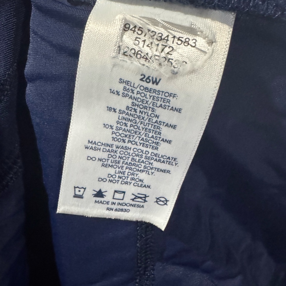 Lands End swim skirt blue - Picture 6 of 6